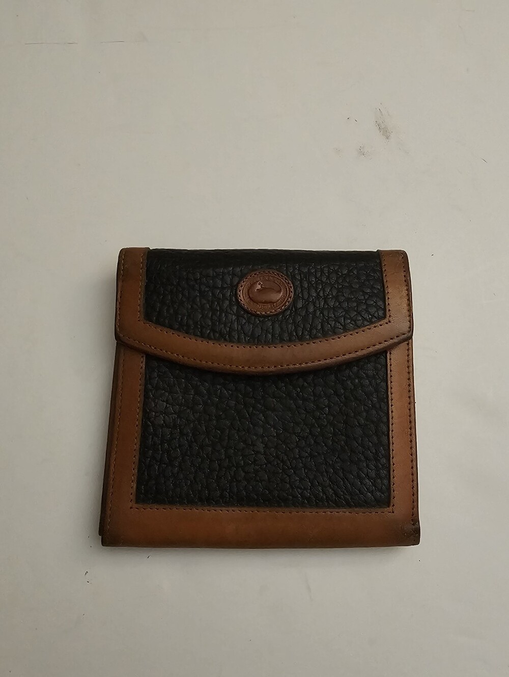 Dooney & Bourke Vintage Wallet Brown Black